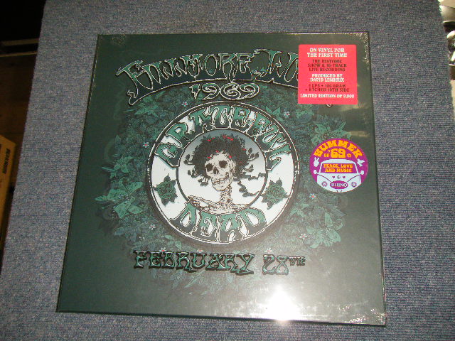 画像1: GRATEFUL DEAD - Fillmore West 1969 February 28th (SEALED) / 2019 US AMERICA/EUROPE ORIGINAL "LIMITED EDITION of 9,000"  "BRAND NEW SEALED" 5-LP's BOX SET 