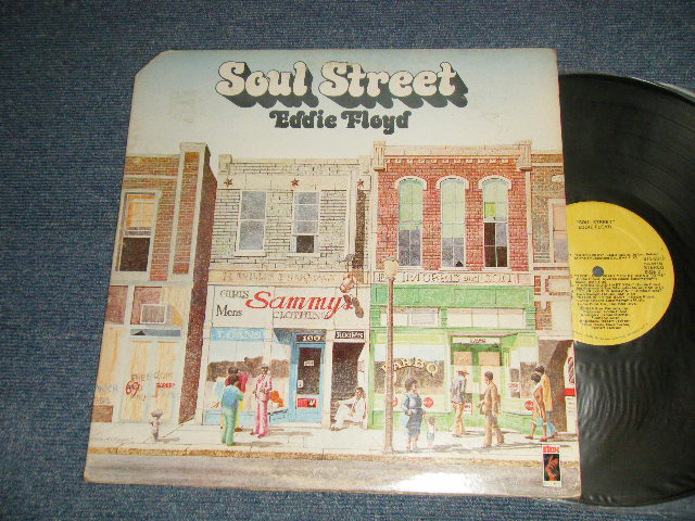 画像1: EDDIE FLOYD - SOUL STREET (Ex-/MINT- CUT OUT, SEAMEDSP, EDSP) / 1974 US AMERICA ORIGINAL 1st Press "YELLOW with MEMPHIS Address Label" Used LP  