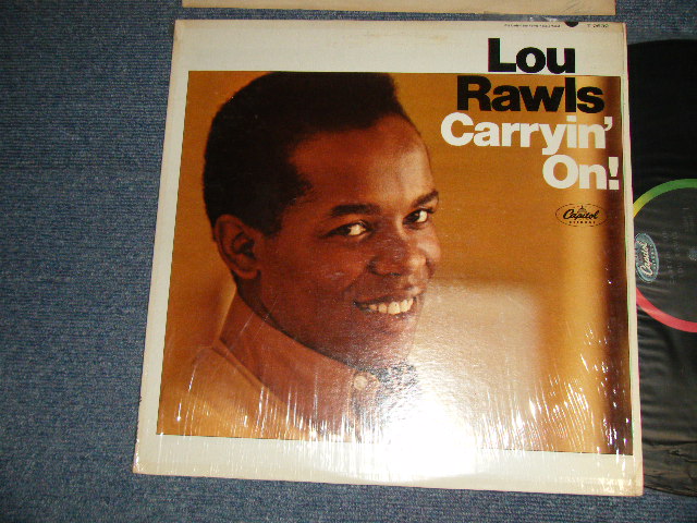 画像1: LOU RAWLS - CARRYIN' ON! (MINT-/Ex+++) / 1966 US AMERICA ORIGINAL "BLACK with RAINBOW Label" MIONO Used LP 
