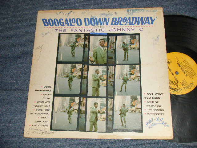 画像1: The FANTASTIC JOHNNY C - BOOGALOO DOWN BROADWAY (VG+++?VG+++ Looks:VG++ WOFC, WOBC, TOC)  / 1968 US AMERICA  ORIGINAL STEREO  Used  LP 