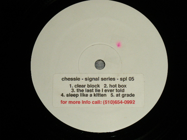 画像1: CHESSLE - SIGNAL SERIES (- / MINT-) / 1998 US AMERICA ORIGINAL"PROMO ONLY" Used LP