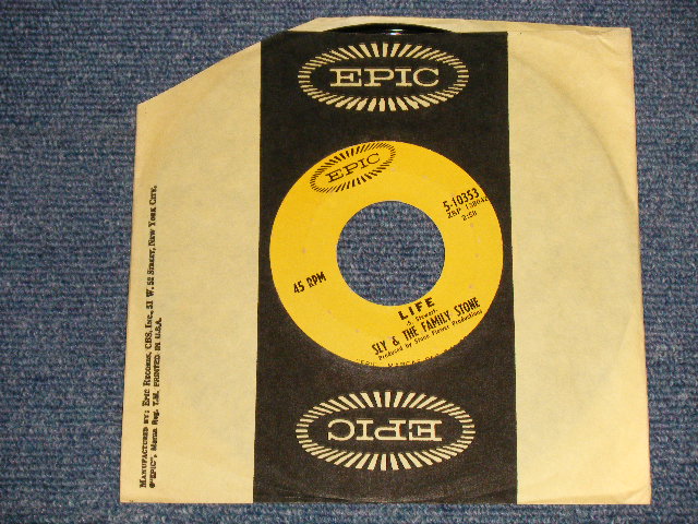 画像1: SLY & The FAMILY STONE - A)LIFE  B)M'LADY (Ex++/Ex++)  / 1968 US AMERICA ORIGINAL Used 7" Single 
