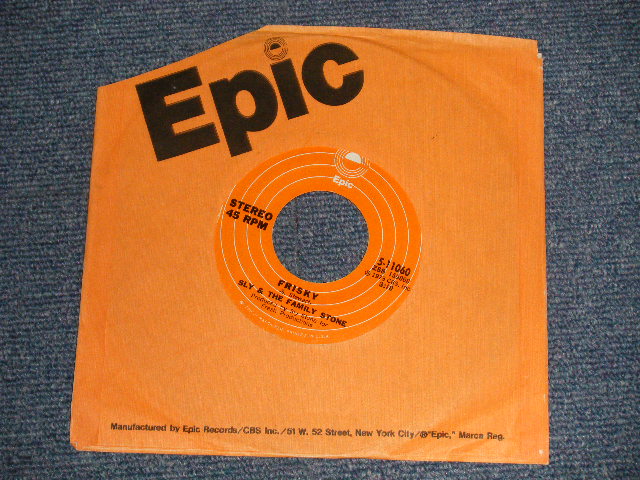 画像1: SLY & The FAMILY STONE - A)RISKY  B)IF IT WERE LEFT UP TO ME(Ex+++/Ex+++ DMG LBL)  / 1973 US AMERICA ORIGINAL Used 7" Single 