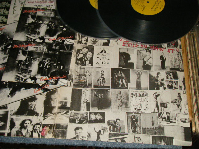 画像1: ROLLING STONES - EXILE ON MAIN ST. (With 12 POSTCARDS)(With Original CUSTOM Inner Sleeves by HARD PAPER) (Matrix #A)ST-RS-722507-B CP Rolling Stones Records [ARTISAN Mark]   B)ST-RS-722508-A-CP Rolling Stones Records [ARTISAN Mark]  C)ST-RS-722509-C-CP Rolling Stones Records [ARTISAN Mark]  D)ST-RS-722510-C CP Rolling Stones Records AT PR [ARTISAN Mark] ) "PITMAN Press in NJ"(Ex++/MINT- A-1:Ex+++) / 1972 US AMERICA ORIGINAL Used 2 LP's