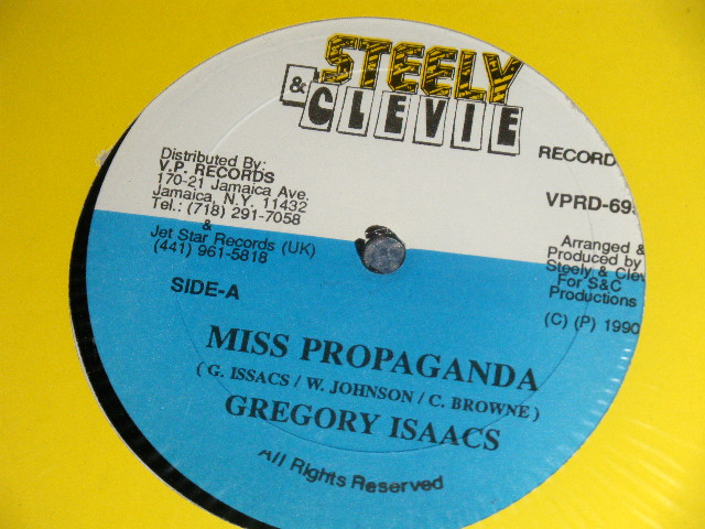 画像1: GREGORY ISSACS - MISS PROPAGANDA (SEALED) / 1990 US AMERICA ORIGINAL"BRAND NEW SEALED" 12" inch 