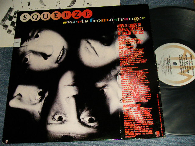画像1: SQUEZE - SWEETS FROM A STRANGER (With CUSTOM INNER SLEEVE) (Ex+/MINT-) / 1982 US AMERICA ORIGINAL / REISSUE Used  LP