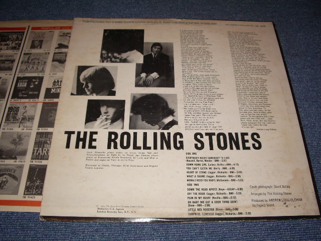 画像: ROLLING STONES - THE ROLLING STONES,NOW (Matrix # A) ARL-6691 -1C B) ARL-6692 -1C ) (Ex-/Ex+++ Looks:MINT- EDSP) / 1965 US AMERICA ORIGINAL "MAROON LABEL" MONO Used LP Visual MINT- Condition 