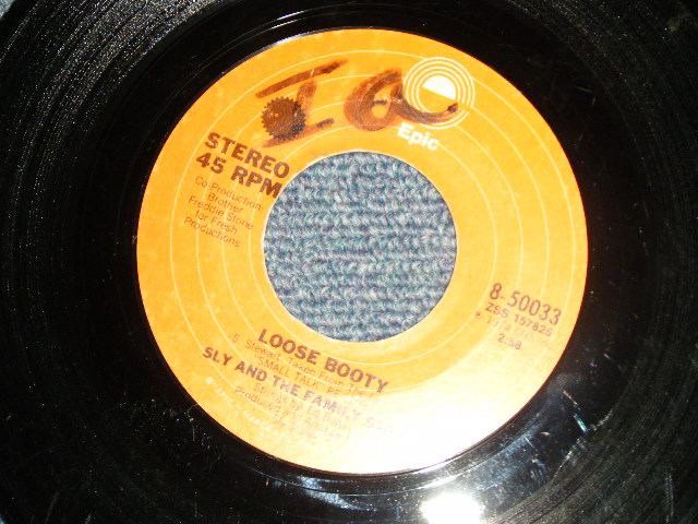 画像1: SLY STONE - A) LOOSE BOOTY   B)CAN'T STRAIN MY BRAIN (Ex++/Ex+++ WOL)  / 1974 US AMERICA ORIGINALUsed 7" Single 