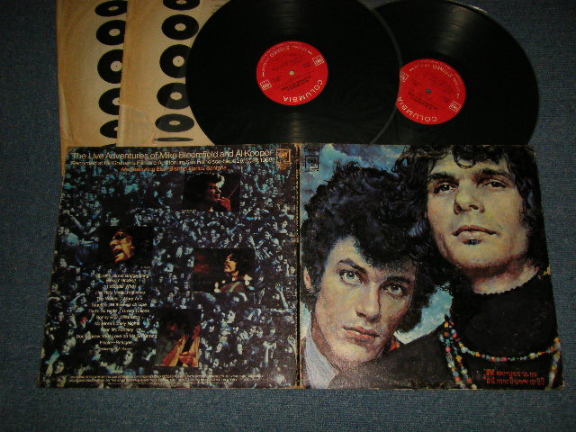 画像1: MIKE BLOOMFIELD + AL KOOPER  - THE LIVE ADVENTURES OF  (Matrix # A:1C/1C/1E/1F)(Ex+/Ex+++TAPE SEAM) / 1969 US AMERICA ORIGINAL "360 Sound Label" Used 2-LP 