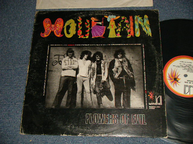 画像1: MOUNTAIN - FLOWERS OF EVIL (Matrix #A)WF-5501-SA RE  B)WF-5501-SB RE) (Ex+/MINT-) / 1971 US AMERICA ORIGINAL Used LP 