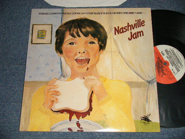 画像1: VASSAR CLEMENTS + DOUG JENIGAN + JESSE McREYNOLDS + BUDDY SPICHER + AND・・・- NASHVILLE JAM (MINT-/MINT-)/ 1979 US AMERICA  ORIGINAL Used LP 