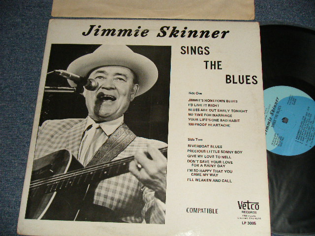画像1: JIMMIE SKINNER - SINGS THE BLUES (Ex+++/MINT-) / 1969 US AMERICA ORIGINAL Used LP