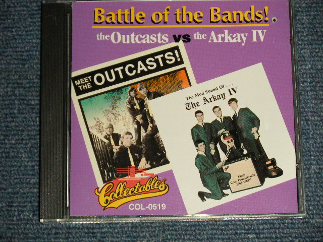 画像1: The Outcasts / The Arkay IV  - Meet The Outcasts! / The Mod Sound Of The Arkay IV (Ex++/MINT)/  1993 US AMERICA ORIGINAL Used CD