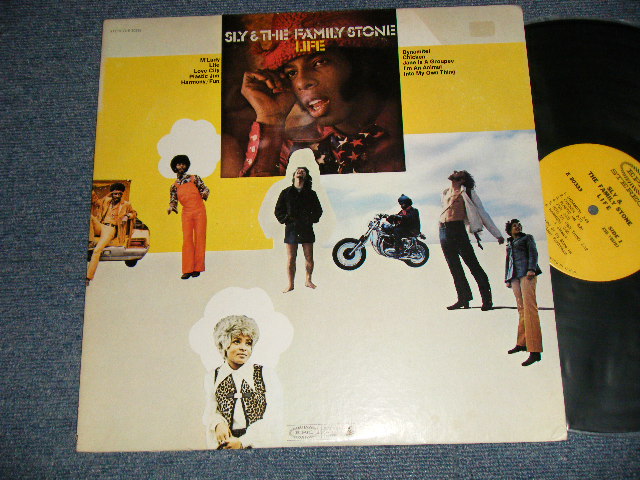画像1: SLY & THE FAMILY STONE - LIFE (Ex++/MINT-)  / 1971 Version US AMERICA REISSUE "YELLOW Label" Used LP