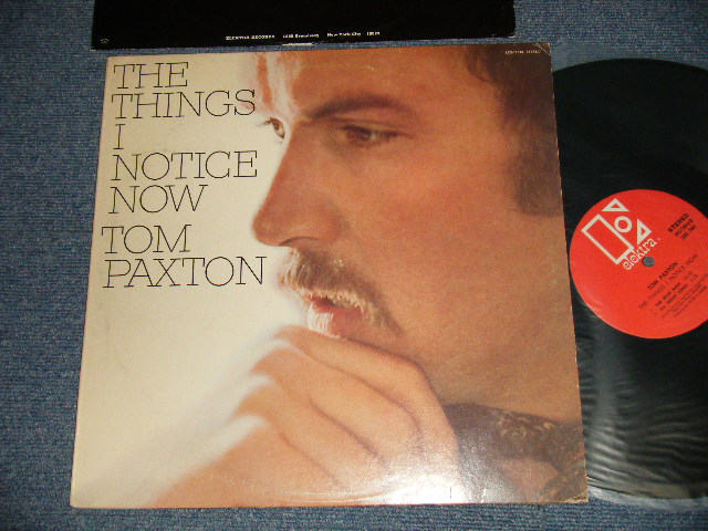 画像1: TOM PAXTON - THE THINGS I NOTICE NOW (Ex++/Ex+++) / 1969 US AMERICA ORIGINAL 1st Press "RED Label" STEREO Used LP 