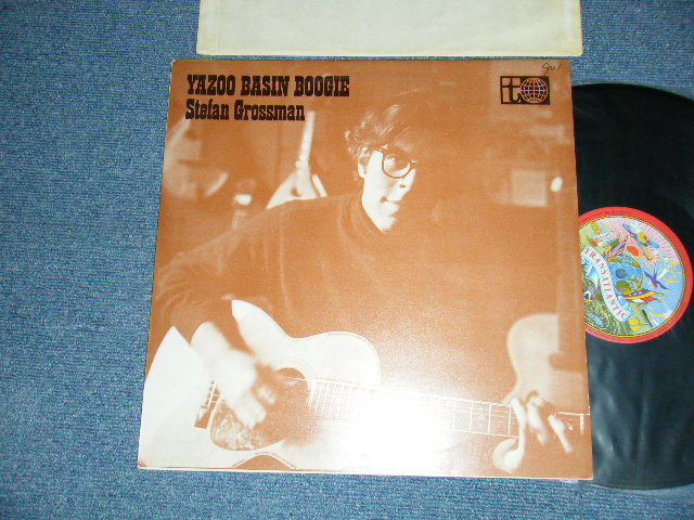 画像1: STEFAN GROSSMAN - YAZOO BASIN BOOGIE (Ex+++/MINT-, B-1,2:Ex++) / UK ENGLAND " 2nd Press Version COLOR Label" Used LP