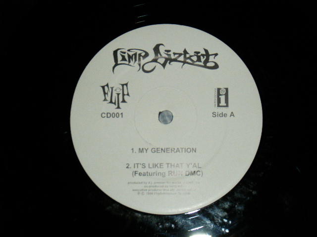 画像1: LIMP BIZKIT - MY GENERATION (Ex++/MINT-) / 1999 EUROPE ORIGINAL "PROMO ONLY" Used 12"