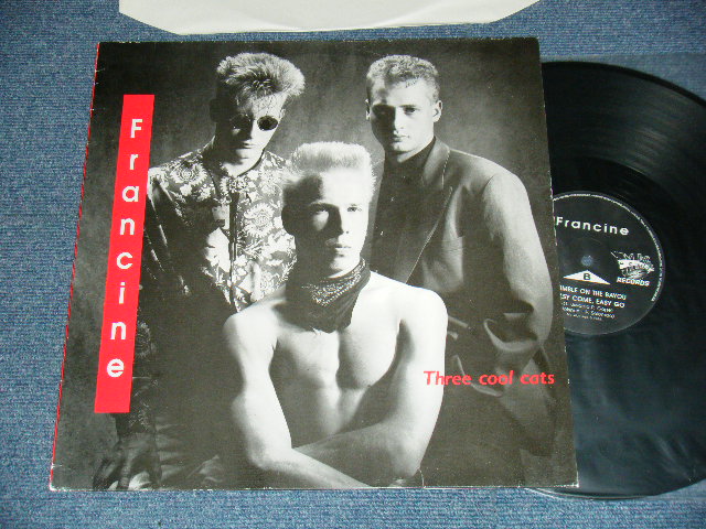 画像1: FRANCINE - THREE COOL CATS (NEW) / 1990 FINLAND ORIGINAL "BRAND NEW" 12"