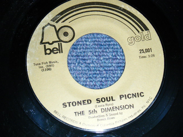 画像1: THE FIFTH 5TH DIMENSION - A) STONES SOUL PICNIC  B) SWEET BLINDNESS  (Ex/Ex) / 1968 US AMERICA ORIGINAL Used 7" Single