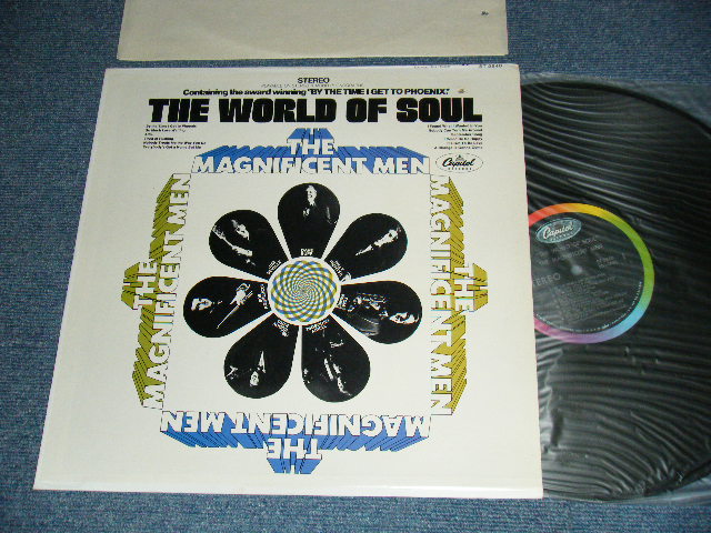 画像1: The MAGIFICENT MEN - THE WORLD OF SOUL (MINT-/MINT-) / 1968 US AMERICA ORIGINAL 1st Press "BLACK with RAINBOW LABEL" STEREO Used LP