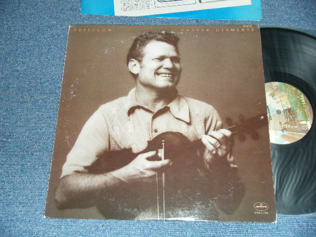 画像1: VASSAR CLEMENTS (SUPER FIDDLER!!!!) - SUPER BOW (Ex+/Ex+++ Looks:MINT-) / 1975 US AMERICA ORIGINAL Used LP