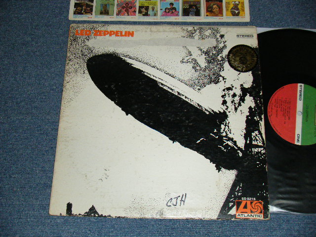 画像1: LED ZEPPELIN - I (Matrix #"A)ST-A-7181461-A LW P AT RG W B)ST-A-7181462-A LW P AT RG W)  "PR / PRESS WELL Press in NJ" "RG / ROB GRENELL Mastering"(VG++/Ex+ Looks:VG+++, Ex+   TEAR OFC,WOFC) / 1969 US AMERICA ORIGINAL 1st Press "1841 BROADWAY Label" Used LP With Original Company Inner sleeve