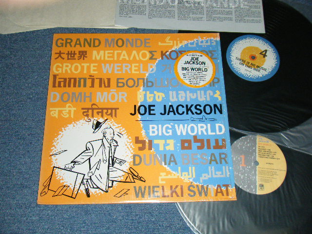 画像1: JOE JACKSON - BIG WORLD (With INSERTS) (Ex+++/MINT) /1986 US AMERICA ORIGINAL Used 2-LP