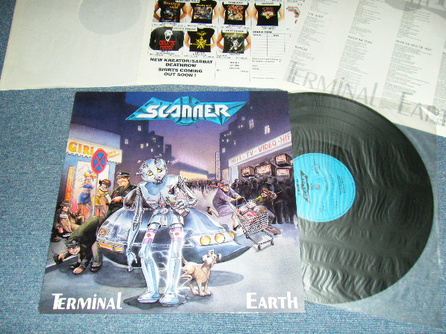 画像1: SCANNER - TERMINAL EARTH (With INSERTS) (MINT/MINT) / 1990 GERMANY GERMAN ORIGINAL Used LP 