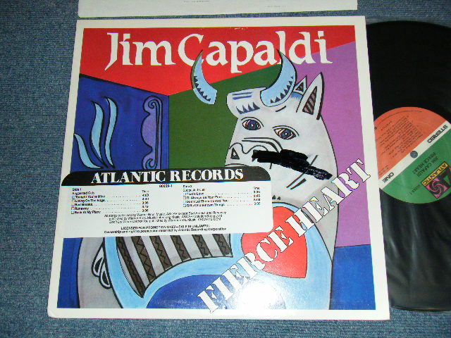 画像1: JIM CAPALDI (TRAFFIC) - FIERCE HEART (CUSTOM INNER SLEEVE)  (Ex+++/MINR-) / 1983 US AMERICA ORIGINAL "PROMO" Used LP 