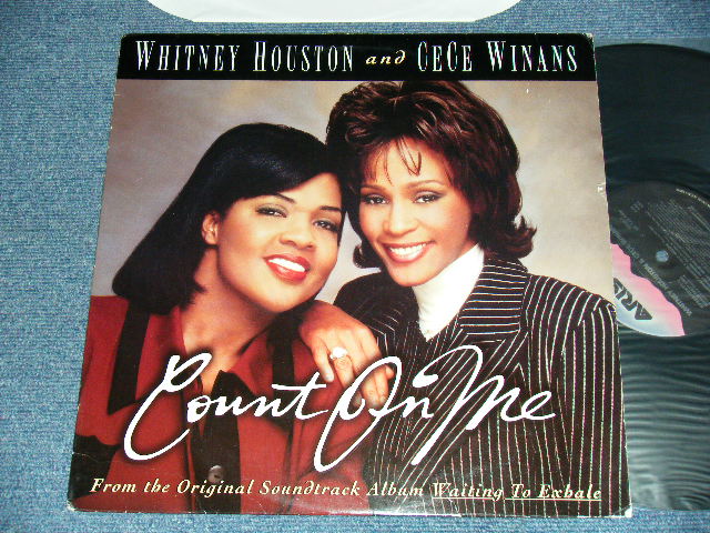 画像1: WHITNEY HOUSTON & CECE WINANS - COUNT ON ME (Ex++/MINT-) / 1996 US AMERICA ORIGINAL "PROMO GOLD STAMP" Used 12"