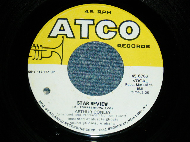 画像1: ARTHUR CONLEY - A)STAR REVIEW  B)LOVE SURE IS A POWERFUL THING (Ex++/Ex++ BB) / 1969 US AMERICA ORIGINAL Used 7"45 