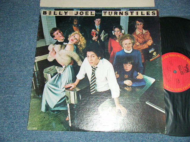 画像1: BILLY JOEL -  TURNSTILES (With CUSTOM INNER SLEEVE) (Matrix # A)o PAL-33838-1BC TML-L B)P PBL-33838-1AM TML-S)  "PITMAN Press in NJ" (Ex++/MINT- EDSP) / 1976 US AMERICA  ORIGINAL Used Used LP       