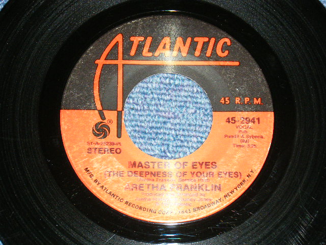 画像1: ARETHA FRANKLIN - A) MASTER OF EYES  B) MOODY'S MOOD FOR LOVE  (Ex++ Looks:Ex-/Ex+++) /1973 US AMERICA ORIGINAL Used 7"45 