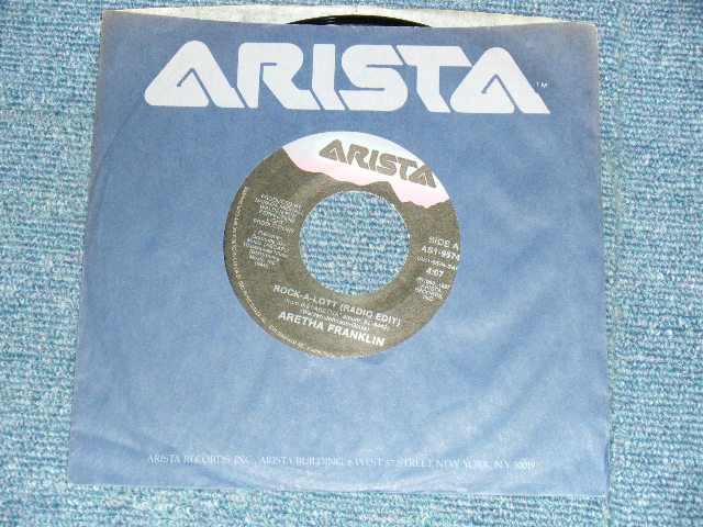 画像1: ARETHA FRANKLIN - A) ROCK-A-LOTT  B) LOOK TO THE RAINBOW (Ex+++/Ex+++)  /1983 US AMERICA ORIGINAL Used 7"45 