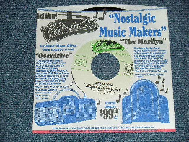 画像1: ARCHIE BELL & THE DRELLS - A) LET'S GROOVE   B) THE SOUL CITY (NEW) / 1980's? US AMERICA REISSUE "BRAND NEW" 7" Single  