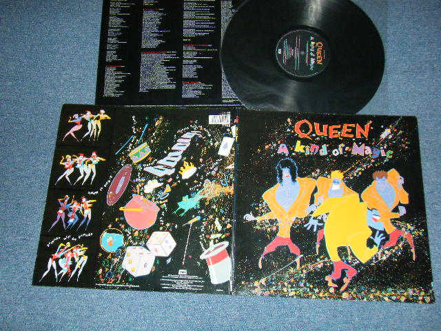 画像1: QUEEN - A KIND OF MAGIC (With CUSTOM INNER SLEEVE) (Matrix #A)1U-1-3  / B)4U-1-3 )（Ex++/Ex- Looks:Ex+) / 1986 UK ENGLAND ORIGINAL Used LP 