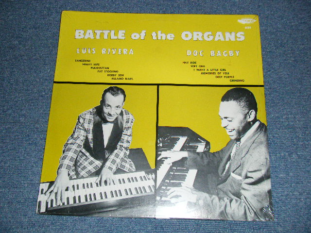 画像1: LUIS RIVERA / DOC BAGBY - BATTLE OF THE ORGANS (SEALED) / US AMERICA REISSUE "BRAND NEW SEALED" LP   