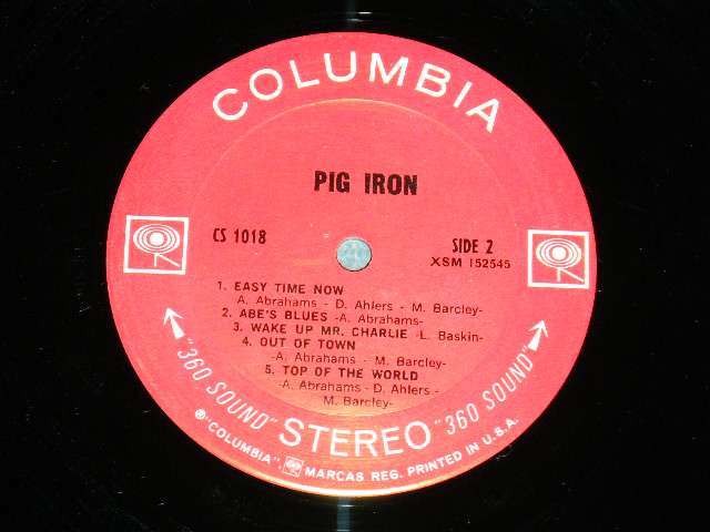 画像8: PIG IRON - PIG IRON (MINT-/MINT- CUT OUT) / 1970 US AMERICA ORIGINAL 1st Press "360 Sound Label" Used LP 