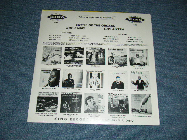 画像2: LUIS RIVERA / DOC BAGBY - BATTLE OF THE ORGANS (SEALED) / US AMERICA REISSUE "BRAND NEW SEALED" LP   