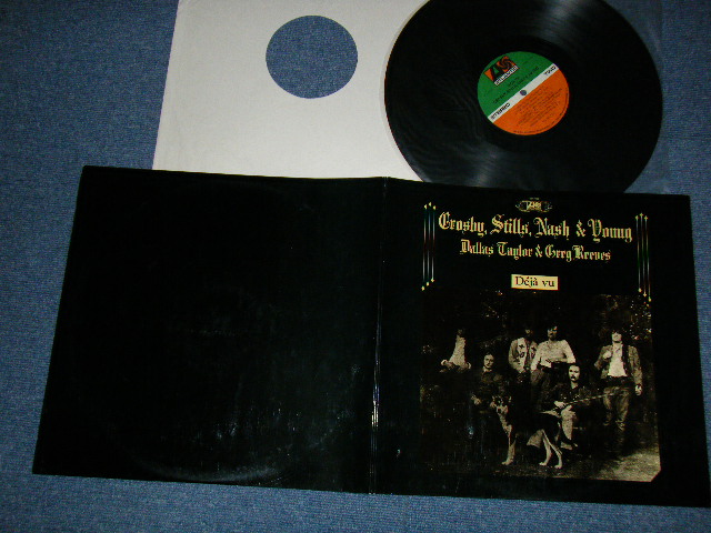 画像1: CSN&Y  / CROSBY, STILLS, NASH & YOUNG - DEJA VU (Matrix # A)ST-A-701 829-D 281 0654 341 S1 LW AT a3 W B)ST-A-701 830-D 281 0654 341 S2 LW AT W) (Ex++/Ex++)  / 1970 WEST-GERMANY GERMAN ORIGINAL 1st Press "COARTING Jacket" "1841 BROADWAY Label" Used LP 
