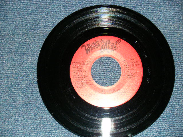 画像4: The Rolling Stones / The Beach Boys - What's It All About? (MINT-/MINT) / 1980 US AMERICA ORIGINAL "RADIO SHOW" Used 7" 45rpm Single 