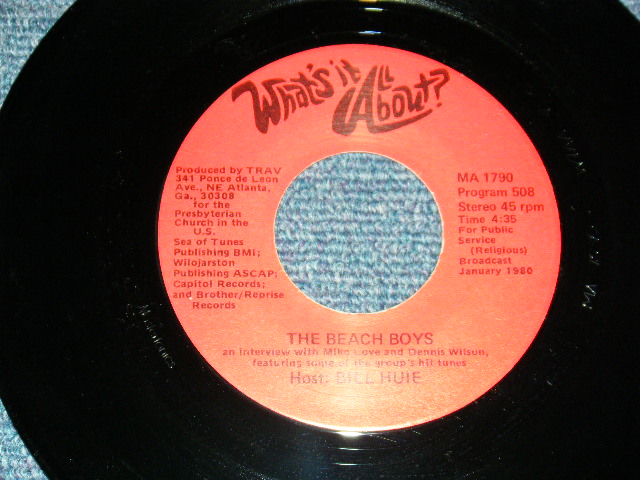 画像3: The Rolling Stones / The Beach Boys - What's It All About? (MINT-/MINT) / 1980 US AMERICA ORIGINAL "RADIO SHOW" Used 7" 45rpm Single 