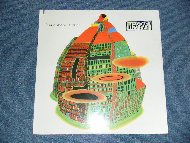 画像1: P.I.L. PIL PUBLIC IMAGE LIMITED - HAPPY? (With CUSTOM INNER) (SEALED) / 1987 US AMERICA ORIGINAL "BRAND NEW SEALED"  LP
