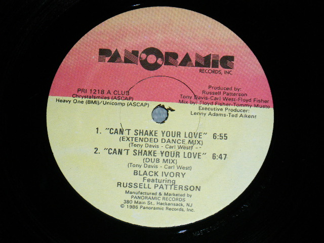 画像1: BLACK IVORY - CAN'T SHAKE YOUR LOVE (MINT-/MINT-) / 1986 US AMERICA ORIGINAL Used 12"