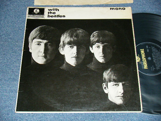 画像1: THE BEATLES - WITH THE BEATLES (Matrix #A)YEX 447-7N 1 TT B)YEX 448-7N 3 GOO) "Jacket:GOTTA HOLD" Label: GOT A HOLD"/"Dominion")  (Ex++/Ex++ A-1,2:VG++) / 1969 Version? UK ENGLAND ORIGINAL "YELLOW PARLOPHONE" MONO Used LP