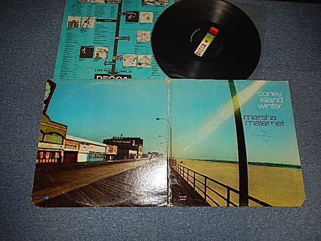 画像1: MARSHA MALAMET - CONEY ISLAND WINTER (Ex++/MINT- CUT OUT, EDSP) / 1969 US AMERICA ORIGINAL Used LP 