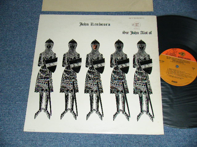 画像1: JON RENBOURN - SIR JOHN A LOT OF  (E++/Ex++ EDSP)  / 1968 US AMERICA ORIGINAL 1st Press "2-COLOR BROWN with ORANGE  Label" Used LP 