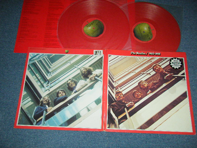 画像1:  BEATLES  - 1962-1966 (With INSERTS) (Ex+++/MINT-) / 1984 Version UK ENGLAND REISSUE "RED WAX / VINYL" Used 2-LP 