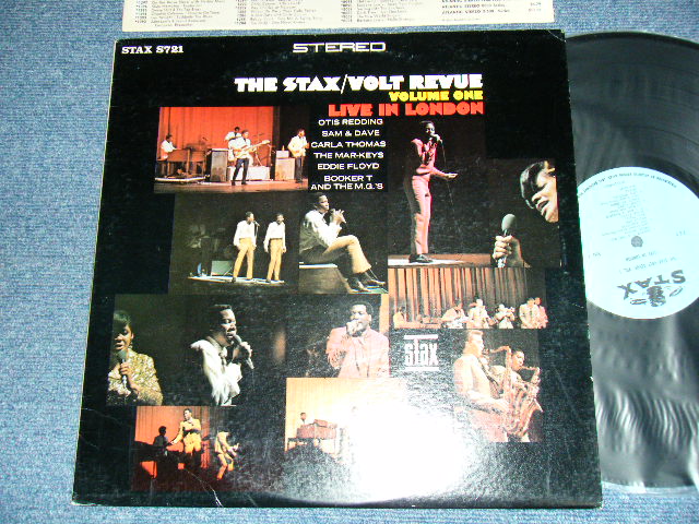 画像1: v.a. Various Omnibus - THE STAX/VOLT REVUE VOLUME 1 LIVE IN LONDON (Ex++/Ex++ Looks:Ex+) / 1967 US AMERICA  ORIGINAL 1st Press "B;UE Label" STEREO Used LP