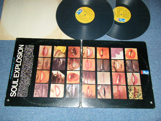 画像1: V.A. Various - SOUL EXPLOSION (Ex/Ex++ BB) / 1969 US AMERICA ORIGINAL 1st Press "YELLOW with Double Line Credit at Bottom Label" Used 2-LP  